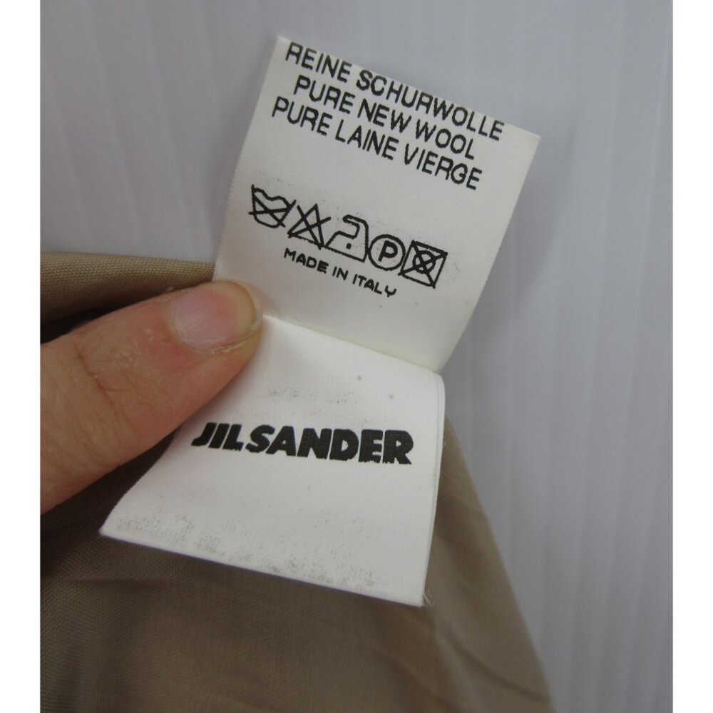 Jil Sander Skirt 4 Wool Straight Pencil Career Slit Lined Italy 40 - Picture 7 of 9